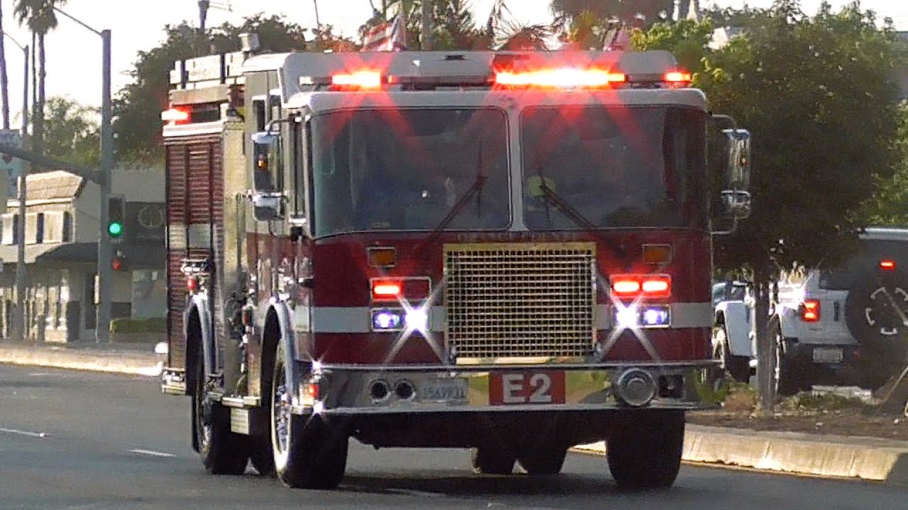 OCFA Engine 2 Responding