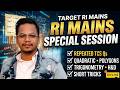 🎯 RI MAINS FINAL MATH SESSION | Quadratic + Trigonometry + Polygon | 100% Important Qs