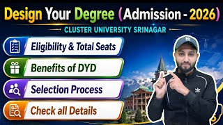 Admission - After 12th Design Your Degree According to ur career Goal - Cluster University Sgr 2026