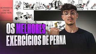 RANQUEANDO OS MELHORES EXERCÍCIOS DE PERNA (SCIENCE BASED TIER LIST)