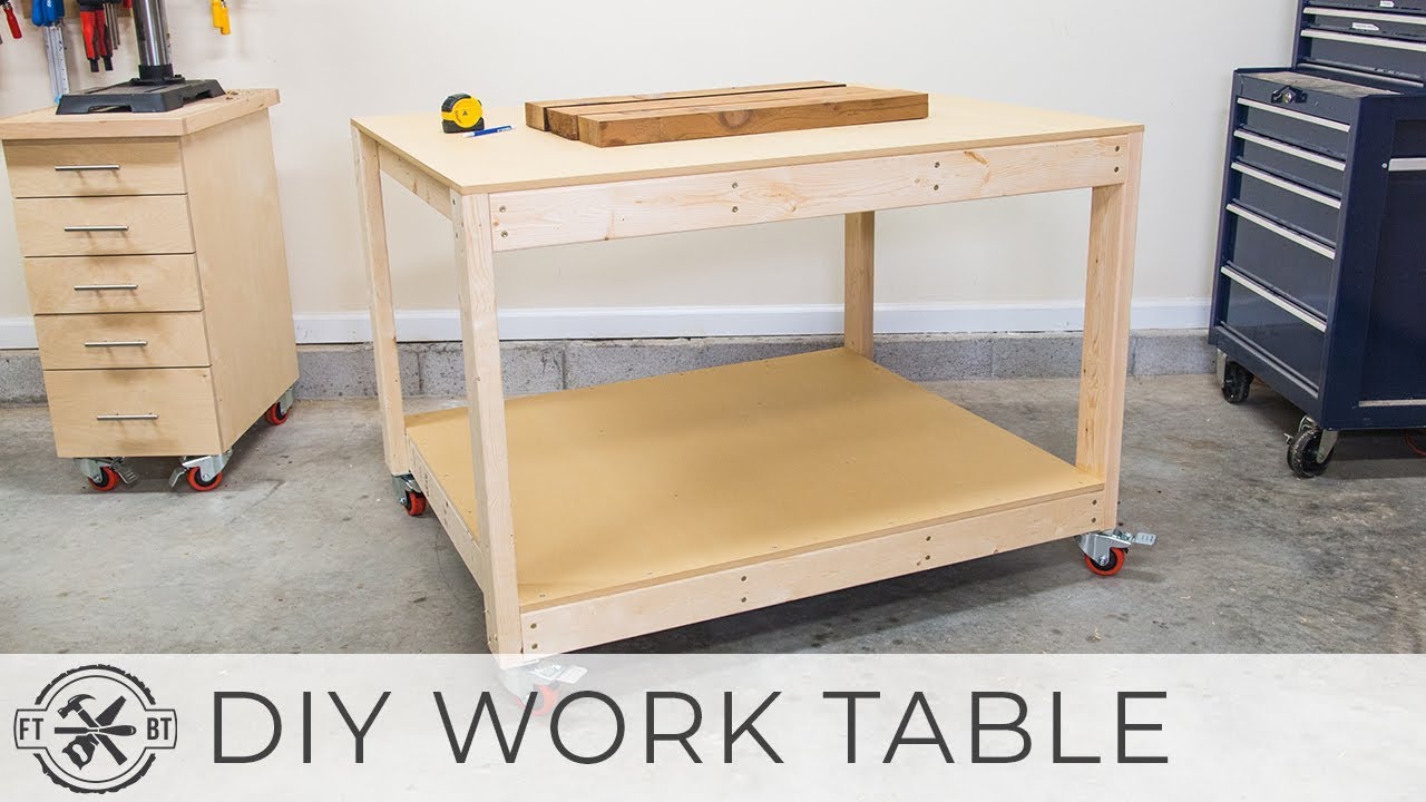 DIY Workbench / Work Table How to Build - YouTube