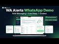 WA Alerts WhatsApp Features Demo | Bulk Messaging, Auto Responder, Chatbot & Safe Sending
