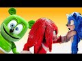 SONIC THE HEDGEHOG 3 🌀 Knuckles vs Sonic?! – Gummy Bear Meme Song (COVER)