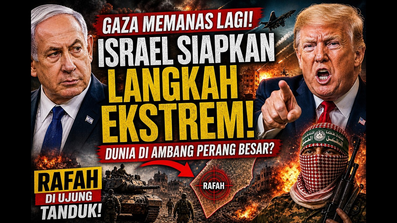 KONFLIK MELEDAK! GAZA DI UJUNG TANDUK — SIAPA TERLIBAT SELANJUTNYA?