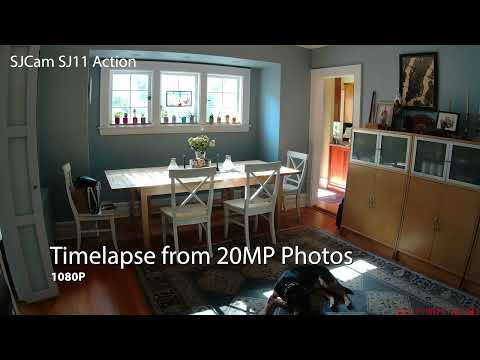 SJCam SJ11   1k Timelapse from 20MP photos
