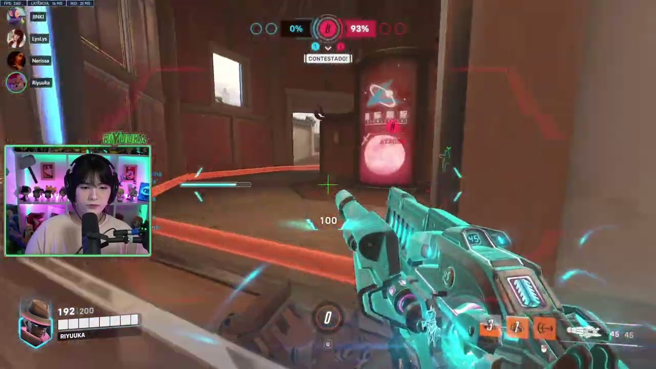 Riyuuka jogando Overwatch 2 (GAROTAS MÁGICAS) #101