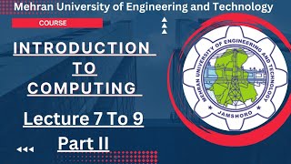 Lecture 7 To 9 part II  || Introduction To Computing|| MUET || Classification of computer On Size