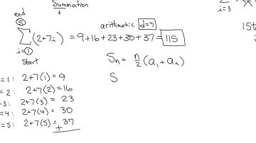 (12.2.2) - Arithmetic Series - Algebra 2