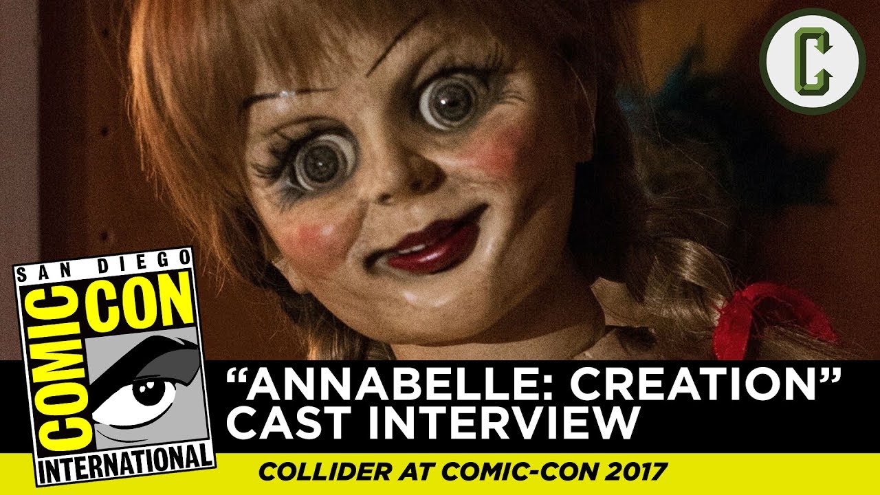 Annabelle Creation Cast Interview SDCC 2017 YouTube