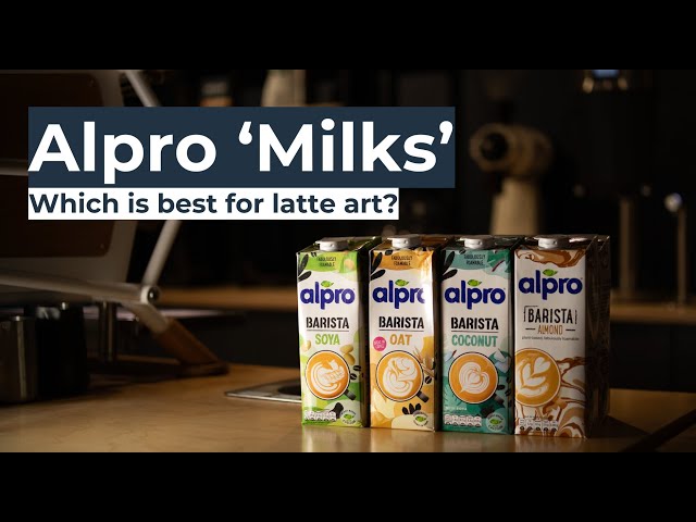 Latte Art with Alpro Barista Milks | Which is Best?