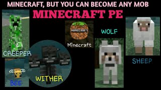 Minecraft, But You Can Morph Any Mob | Minecraft PE screenshot 4