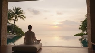 Serene Sunset Meditation 🌅 | Sunrise Beach House Experience for Relaxation