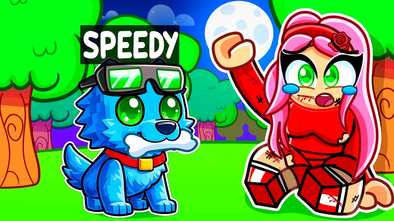 Jugando como un BEBÉ LOBO en Roblox SNAPCHAT!