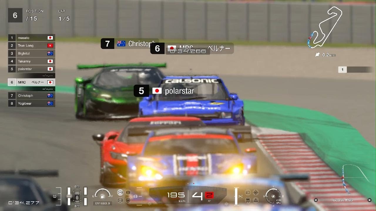 グランツーリスモ 7_1月12日シルエット兄貴,バルセロナ・カタルーニャ・サーキットレース