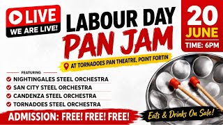 🔴 LIVE: Labour Day Pan Jam 2026 | Tornadoes Steel Orchestra & Guests | Point Fortin 🇹🇹🥁 Gac Live This Will Work Today