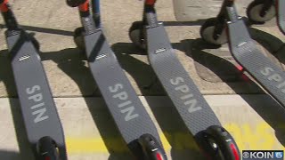 Spin scooters get off on the wrong foot