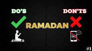 🛑 STOP DOING THIS -The Ultimate Ramadan Do’s and Don'ts Guide for 2026