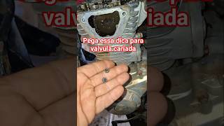 pastilhas de valvulas no cabecote da cg 160