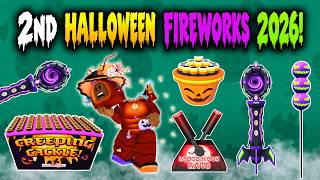 2nd Halloween Fireworks 2026 In Roblox! (Fireworks Playground)