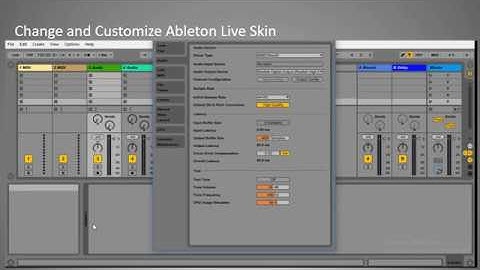 Change and Customize Ableton Live Skin