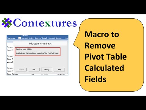 Vba Runtime Error 1004 Pivot Table Field Name Is Not Valid ...