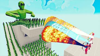 100x ALLIEN + 2x GIANT vs 3x EVERY GOD - Totally Accurate Battle Simulator TABS