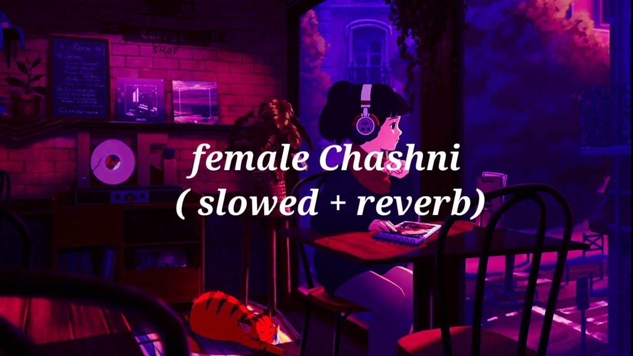 Chashni female version ( slowed + reverb) Lofi song🎧 better experience