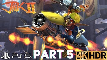 Fate of the Lurkers | Jak II Gameplay Walkthrough Part 5 | PS5, PS4 | 4K (No Commentary Gaming)