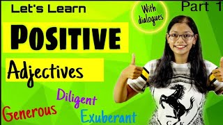 Positive Personality Adjectives | Part 1 | Words to describe person's qualities | Maths Daddy