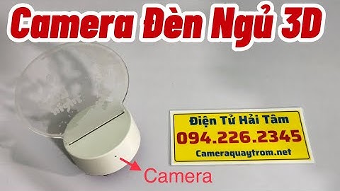 Camera Nguỵ Trang Đèn Ngủ 3D Cực Đẹp, Camera Quay 24/24, Đèn Ngủ Sáng Bình Thường