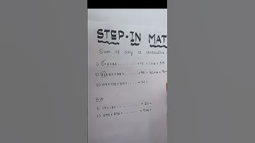 step in maths sum of any 10 consecutive numbers