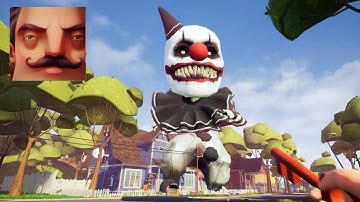 Hello Neighbor - My New Neighbor Big Clown Gremlins (Dark Deception) Act 1 Gameplay Walkthrough