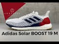 Adidas Solar BOOST 19 M 'white/blue'  | UNBOXING & ON FEET | running shoes | 2020