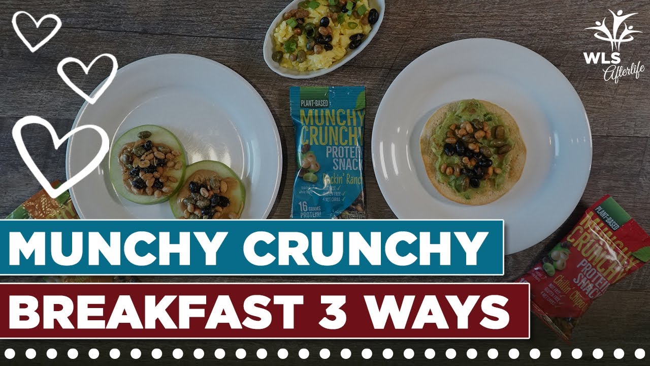 Munchy Crunchy Protein Snack Breakfast 3 Ways, adding extra protein to
