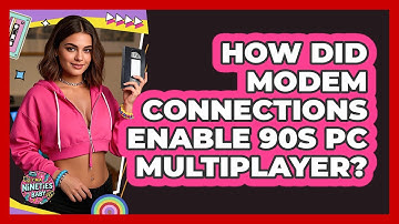 How Did Modem Connections Enable 90s PC Multiplayer?