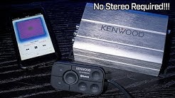 Kenwood KAC-M1824BT - 4 Channel Bluetooth Amplifier - No Stereo Required!!! 