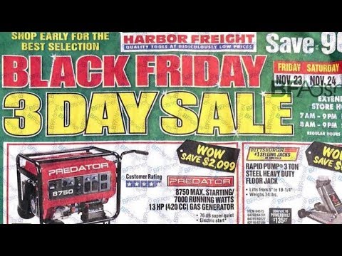 Harbor Freight Black Friday Ad 2018