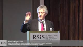 RSIS Distinguished Public Lecture by Professor Stephen Smith 31 May 2017