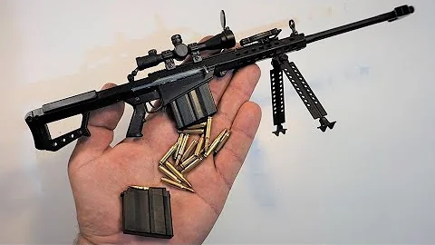 Miniature 1:4 scale Barrett M82