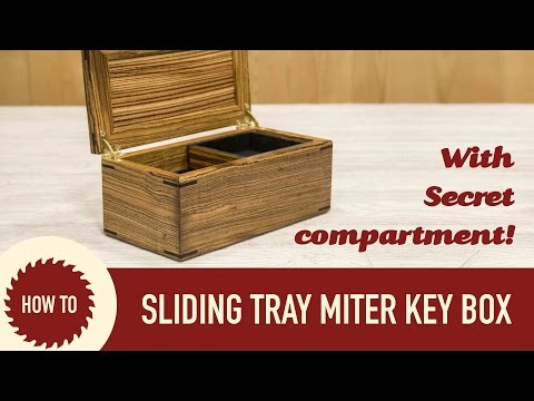 How to Make a Sliding Tray Box with Hidden Compartment