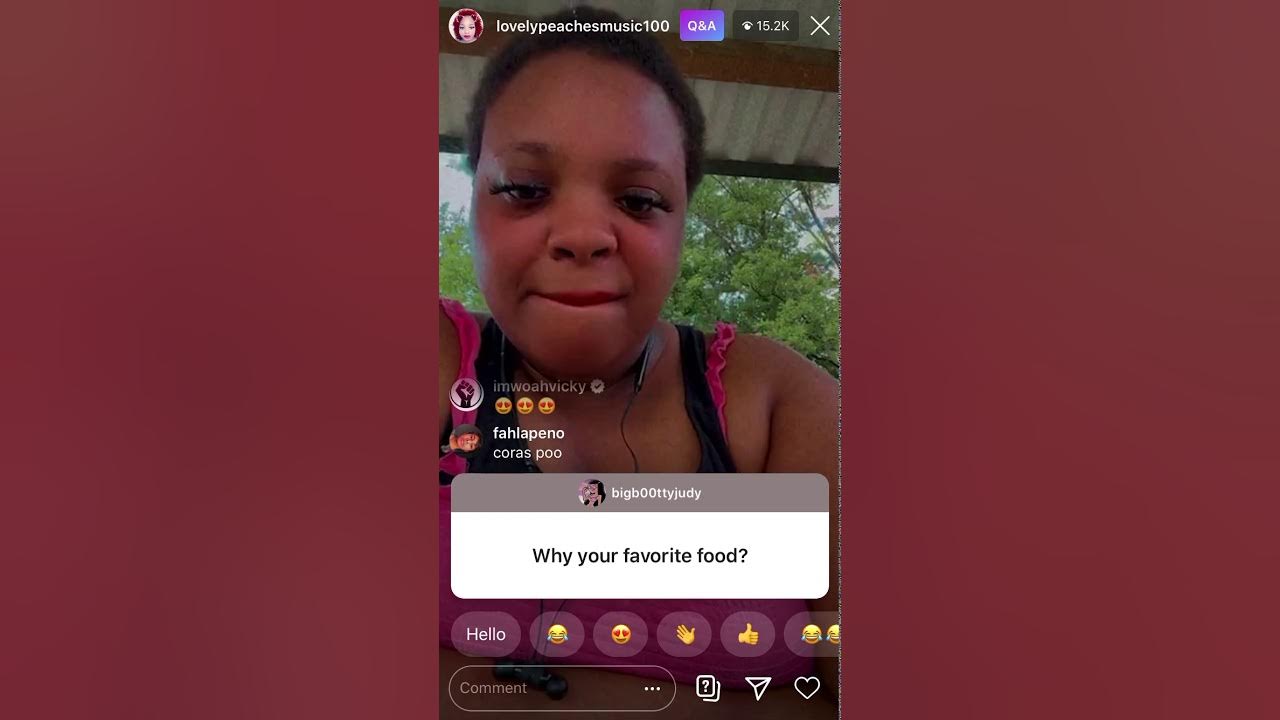 Lovely peaches being disgusting on IG live - YouTube