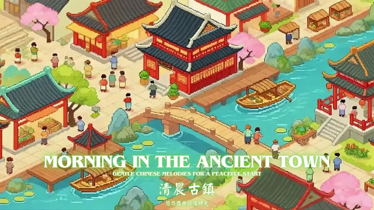 Morning in the Ancient Town: Gentle Chinese Melodies for a Peaceful Start |清晨古鎮:悠悠國樂的慢時光 Morning in the Ancient Town: Gentle Chinese Melodies for a Peaceful Start |清晨古鎮:悠悠國樂的慢時光