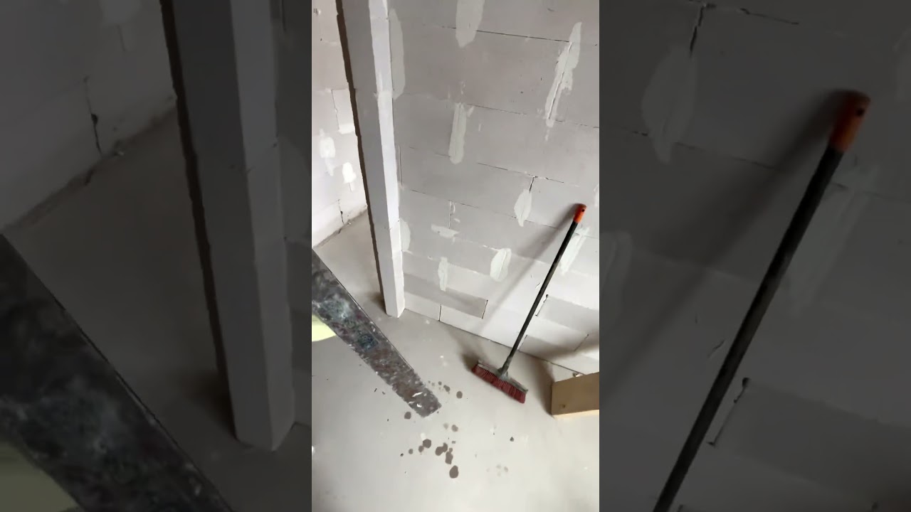 Проверка стен прорабом