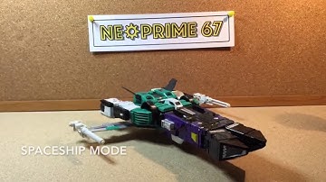 Titans Return Sixshot Stop Motion Reveiw