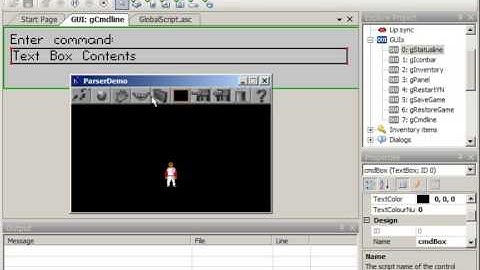 Adding a text parser to Adventure Game Studio games for typed input
