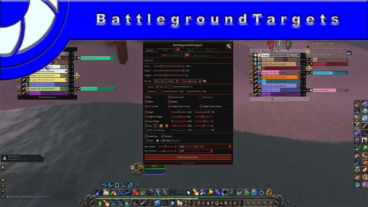 Addons Explained; BattlegroundTargets