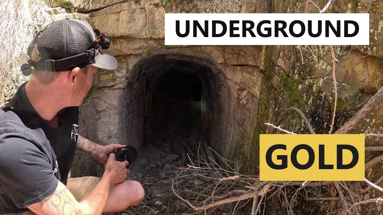 Мы спускаемся под землю в поисках золота!