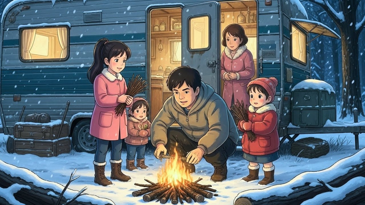 A Snowy Night in the Forest Trailer ❄️ Cozy Family Moments | Ghibli ASMR Sleep & Relax