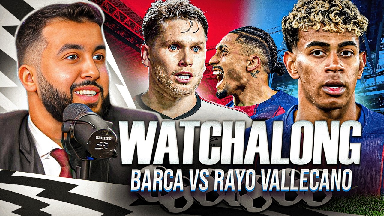 BARCELONA VS RAYO VALLECANO I LA LIGA WATCHALONG! - YouTube