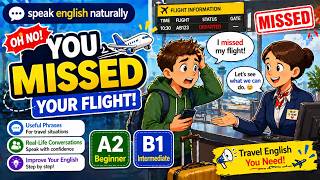You Missed Your Flight - What to Say in English (A2–B2)